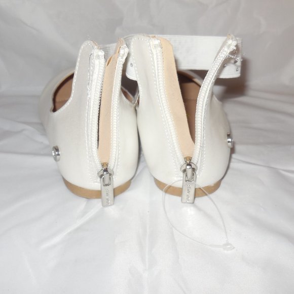 Nine West Elen Flats Ankle Strap Size 3 (Litle Girls) NEW Rhinostones - Picture 7 of 7